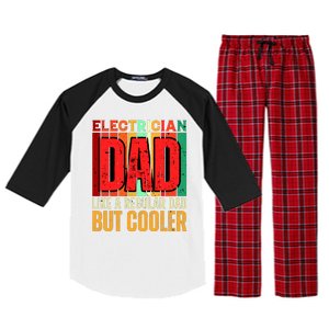 Electrician Dad Raglan Sleeve Pajama Set