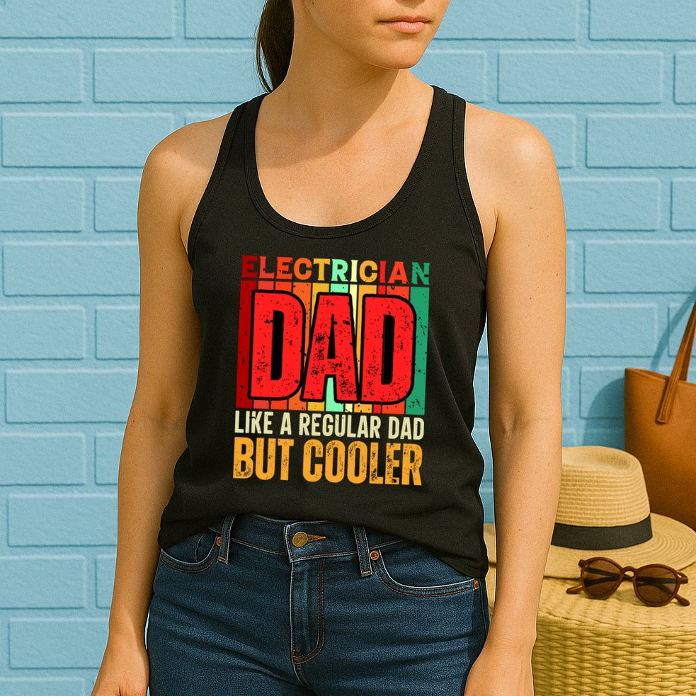 Electrician Dad Womens Tank Top