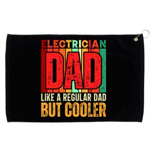 Electrician Dad Grommeted Golf Towel