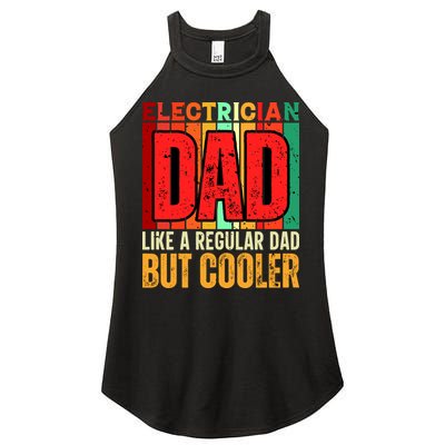 Electrician Dad Women's Perfect Tri Rocker Tank