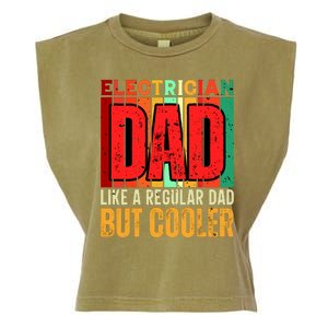 Electrician Dad Garment-Dyed Women's Muscle Tee