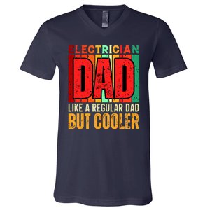 Electrician Dad V-Neck T-Shirt