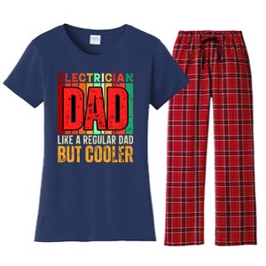 Electrician Dad Women's Flannel Pajama Set