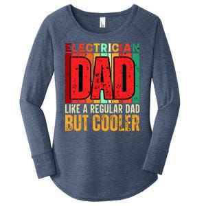 Electrician Dad Women's Perfect Tri Tunic Long Sleeve Shirt