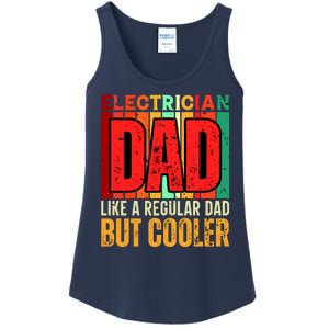 Electrician Dad Ladies Essential Tank