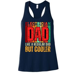 Electrician Dad Women's Racerback Tank