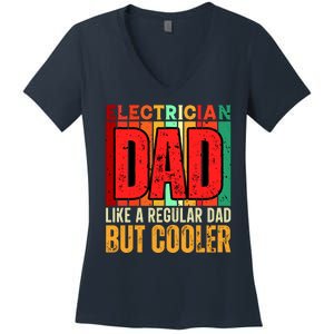 Electrician Dad Women's V-Neck T-Shirt