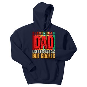 Electrician Dad Kids Hoodie