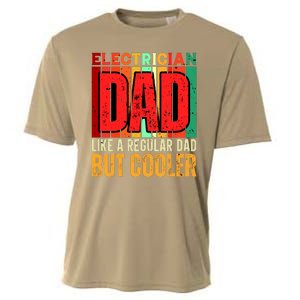 Electrician Dad Cooling Performance Crew T-Shirt