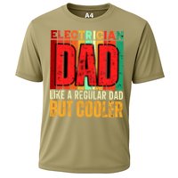 Electrician Dad Cooling Performance Crew T-Shirt