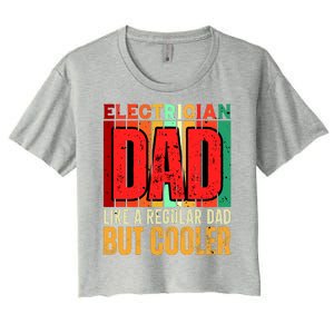 Electrician Dad Women's Crop Top Tee