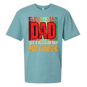 Electrician Dad Sueded Cloud Jersey T-Shirt