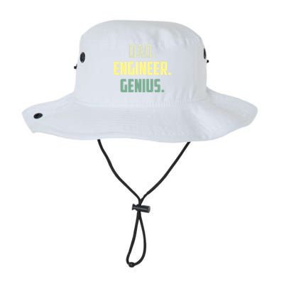 Engineering Dad Engineer Husbands Dad Engineer Genius Gift Legacy Cool Fit Booney Bucket Hat