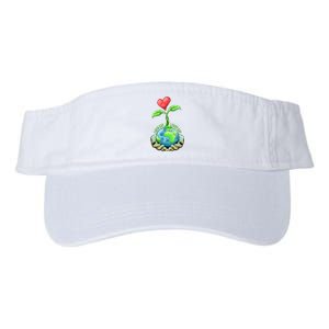 Earth Day Every Day Happy Earth Day 2024 Valucap Bio-Washed Visor