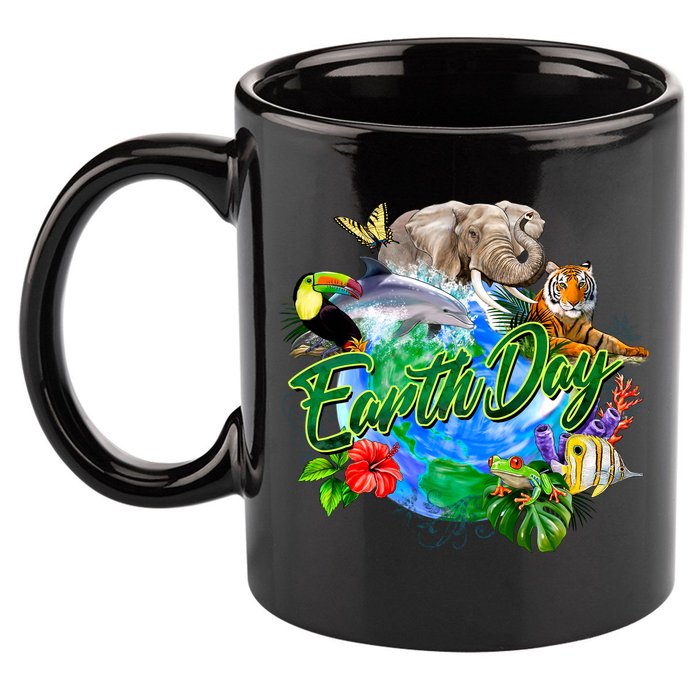 Earth Day 11oz C Handle Ceramic Mug