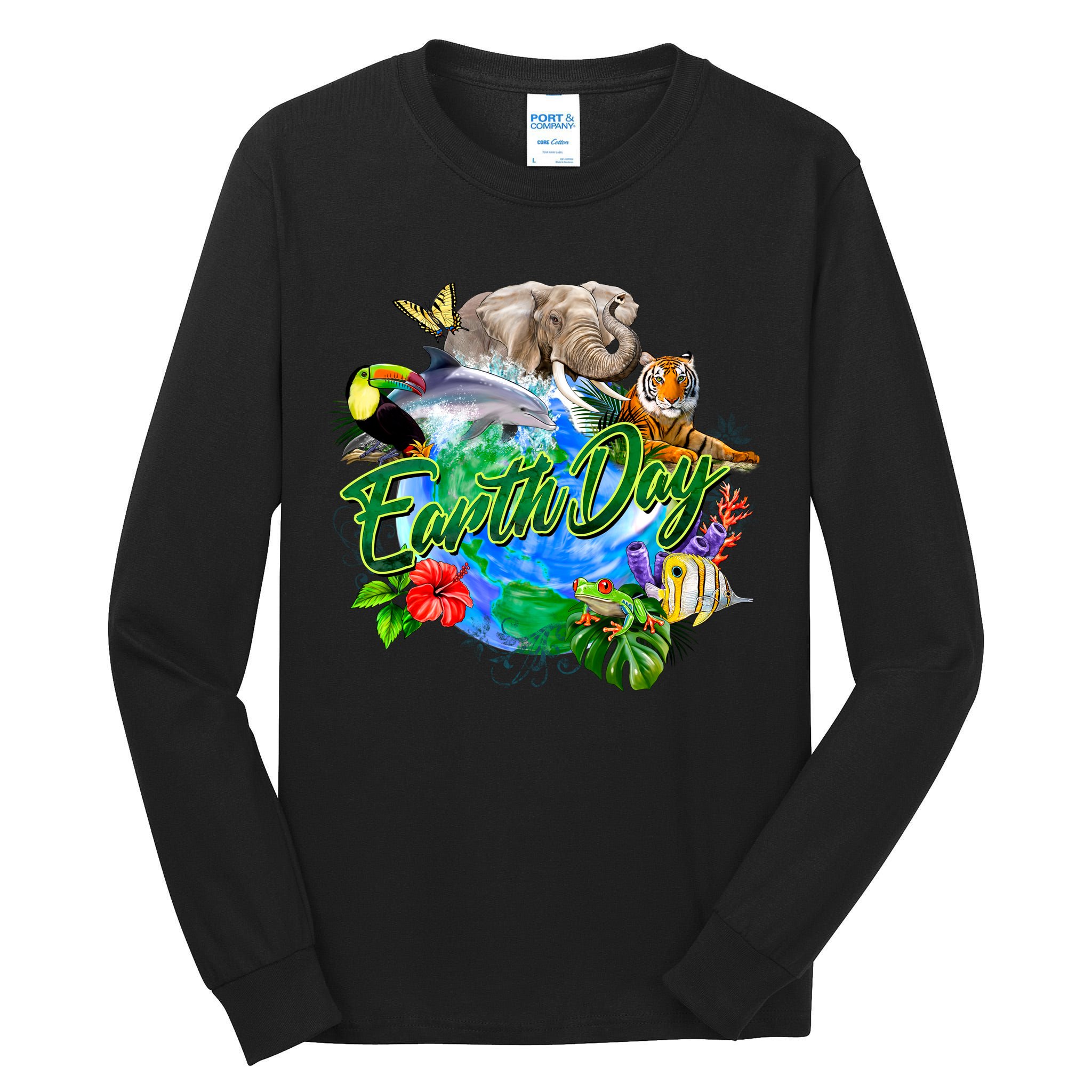 Earth Day Tall Long Sleeve T-Shirt