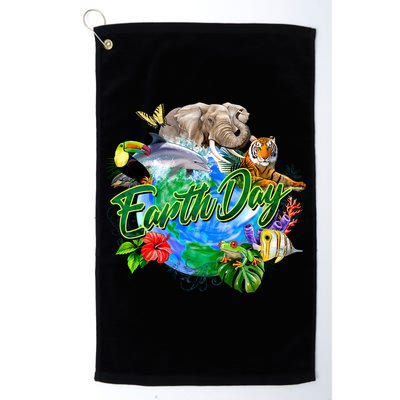 Earth Day Golf Towel