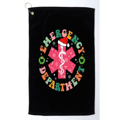 Emergency Department ER Nurse Christmas Emergency Room Platinum Collection Golf Towel