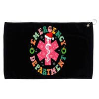 Emergency Department ER Nurse Christmas Emergency Room Grommeted Golf Towel