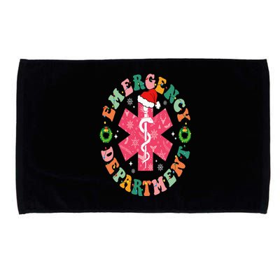 Emergency Department ER Nurse Christmas Emergency Room Microfiber Hand Towel