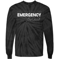 Emergency Department Emergency Room Healthcare Nursing Tie-Dye Long Sleeve Shirt