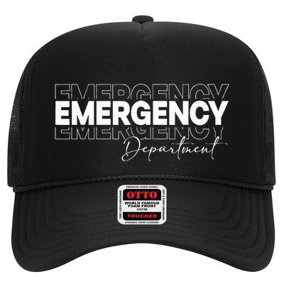 Emergency Department Emergency Room Healthcare Nursing Trucker Hat