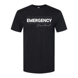 Emergency Department Emergency Room Healthcare Nursing Softstyle CVC T-Shirt