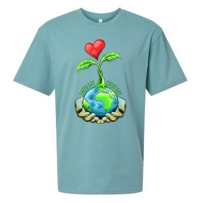 Earth Day Everyday Earth Day Sueded Cloud Jersey T-Shirt