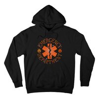 Emergency Department Er Nurse Halloween Emergency Room Tech Hoodie