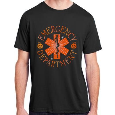 Emergency Department Er Nurse Halloween Emergency Room Tech Adult ChromaSoft Performance T-Shirt