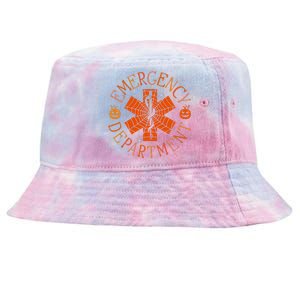 Emergency Department Er Nurse Halloween Emergency Room Tech Tie-Dyed Bucket Hat