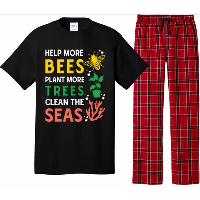 Earth Day Environmental Message Pajama Set