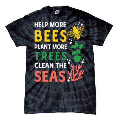 Earth Day Environmental Message Tie-Dye T-Shirt