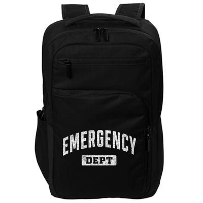 Emergency Department Er Doctor Physician Nurse Impact Tech Backpack
