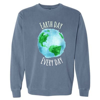 Earth Day Every Day Happy Earth Day 2024 Garment-Dyed Sweatshirt