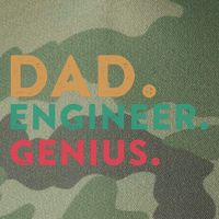 Engineering Dad Engineer Dads Dad Engineer Genius Gift Legacy Tie Dye Trucker Hat