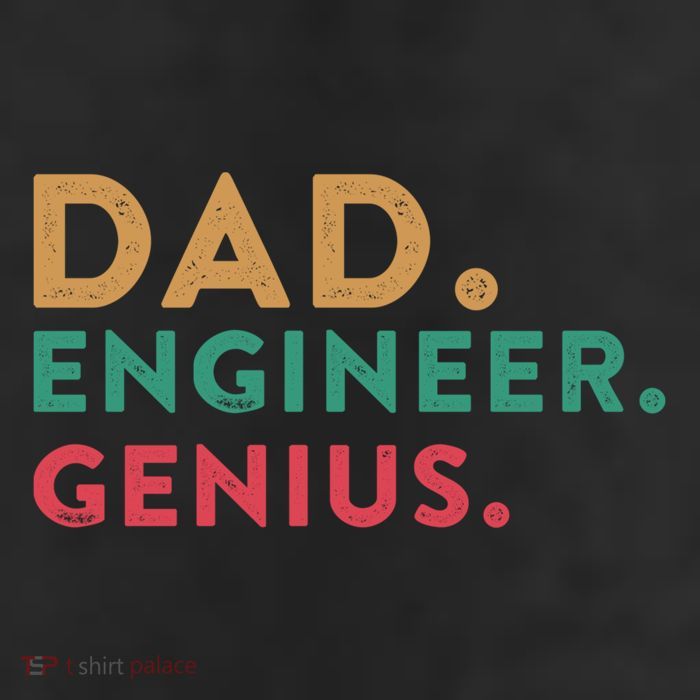 Engineering Dad Engineer Dads Dad Engineer Genius Gift 7 Panel Mesh Trucker Snapback Hat