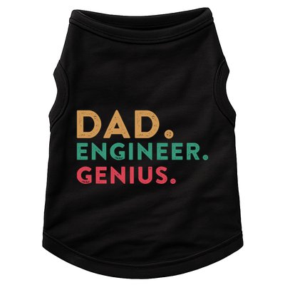 Engineering Dad Engineer Dads Dad Engineer Genius Gift Doggie Tank