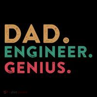 Engineering Dad Engineer Dads Dad Engineer Genius Gift Performance Shirt