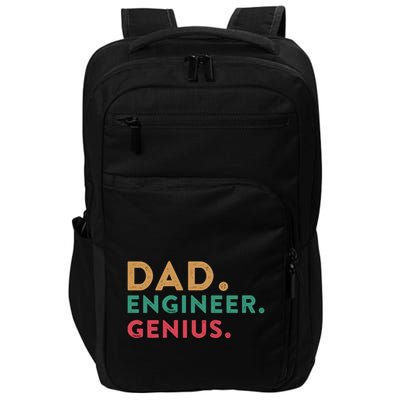 Engineering Dad Engineer Dads Dad Engineer Genius Gift Impact Tech Backpack