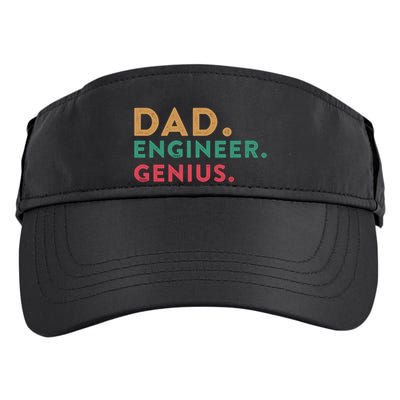 Engineering Dad Engineer Dads Dad Engineer Genius Gift Adult Drive Performance Visor