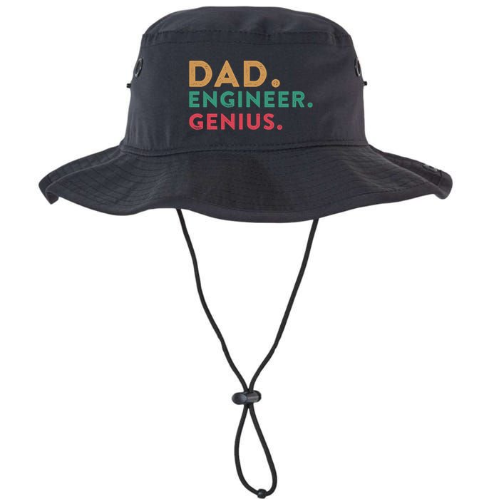 Engineering Dad Engineer Dads Dad Engineer Genius Gift Bucket Hat
