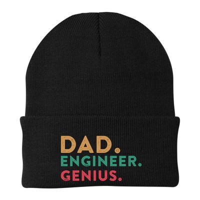 Engineering Dad Engineer Dads Dad Engineer Genius Gift Beanie