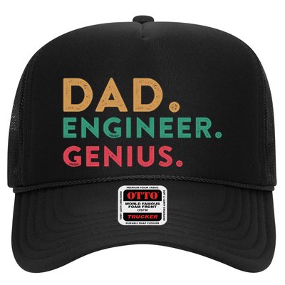 Engineering Dad Engineer Dads Dad Engineer Genius Gift Trucker Hat