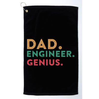 Engineering Dad Engineer Dads Dad Engineer Genius Gift Golf Towel