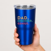 Engineering Dad Engineer Dads Dad Engineer Genius Gift Tumbler
