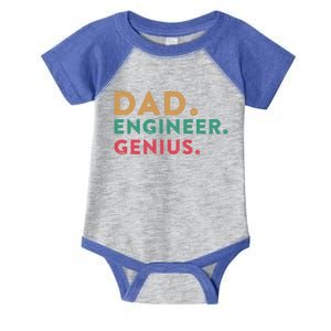 Engineering Dad Engineer Dads Dad Engineer Genius Gift Infant Baby Jersey Bodysuit