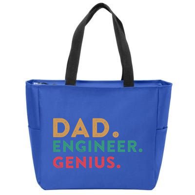 Engineering Dad Engineer Dads Dad Engineer Genius Gift Zip Tote Bag