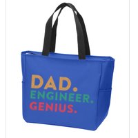 Engineering Dad Engineer Dads Dad Engineer Genius Gift Zip Tote Bag