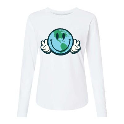 Earth Day Womens Cotton Relaxed Long Sleeve T-Shirt